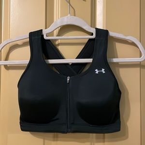 Under Armour front zip sports bra